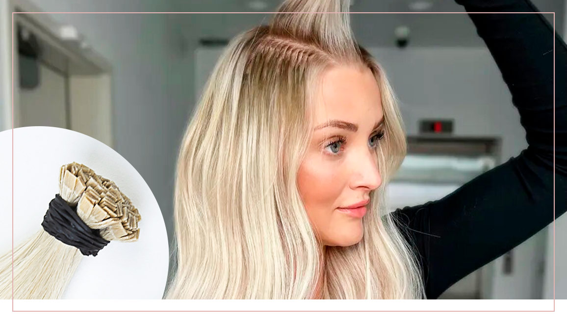 K-tip hair extensions