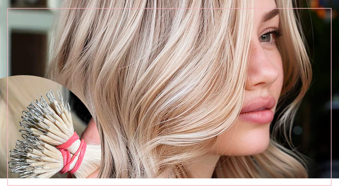 Micro ring hair extensions